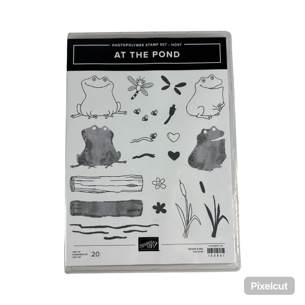 Stampin' Up At the Pond Photopolymer Stamp Set 160801 20 Stamps